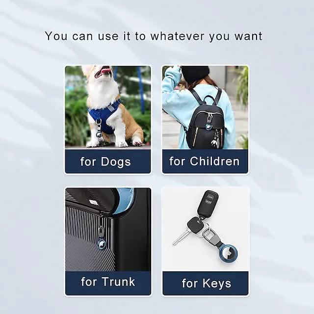 Apple Airtag Magnetic Case with Keychain Mobile Accessories - DailySale