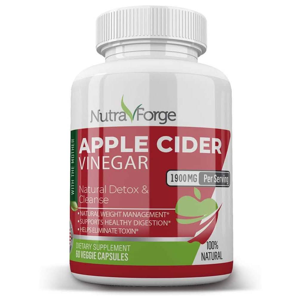 Apple Cider Vinegar Organic Capsules Wellness & Fitness - DailySale