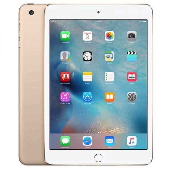 Apple iPad Mini 3 WiFi + 4G LTE Cellular - Fully Unlocked Tablets 16GB Gold - DailySale