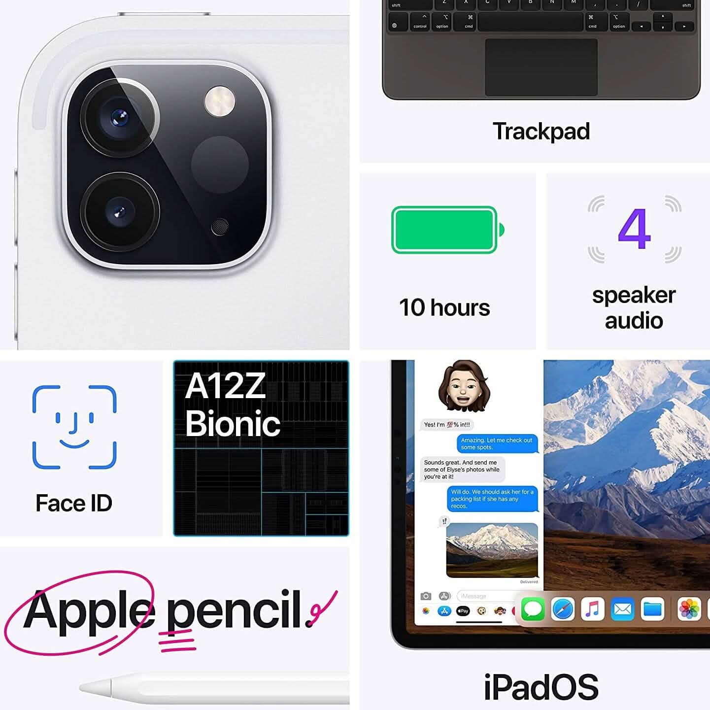 Apple iPad Pro 2nd Gen 2020 11-Inch Wi-Fi + 4G Cellular 256GB (Refurbished) Tablets - DailySale