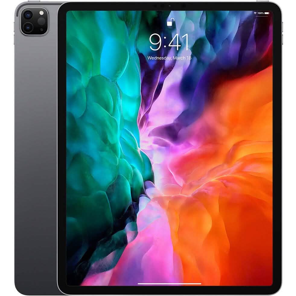 Apple iPad Pro 4th Generation 12.9-Inch - Wi-Fi + 4G LTE - Fully Unlocked (Refurbished) Tablets 128GB Gray - DailySale