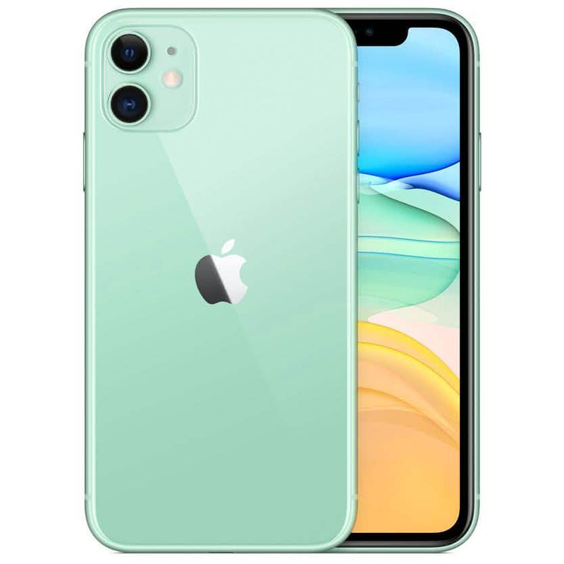 Front and back of green Apple iPhone 11 - Fully Unlocked (Refurbished), available at Dailysale