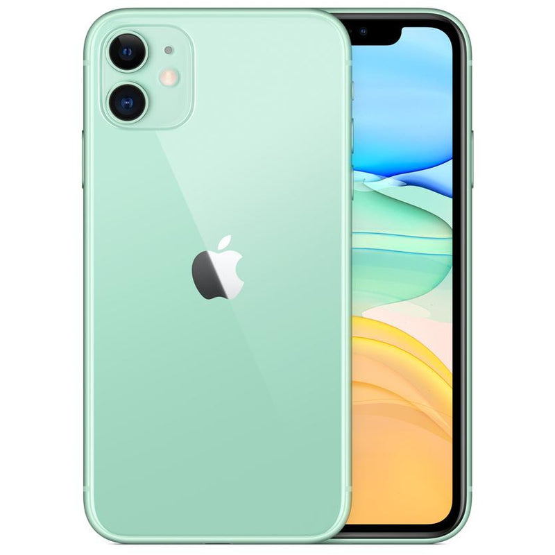 Front and back of green Apple iPhone 11 - Fully Unlocked (Refurbished), available at Dailysale