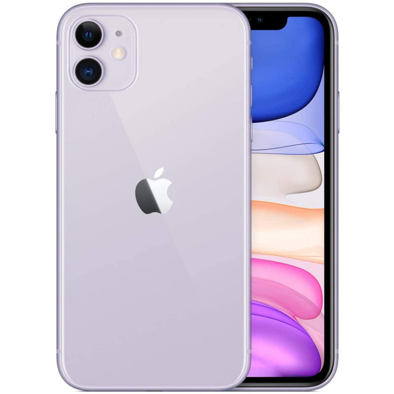Front and back of purple Apple iPhone 11 - Fully Unlocked (Refurbished), available at Dailysale