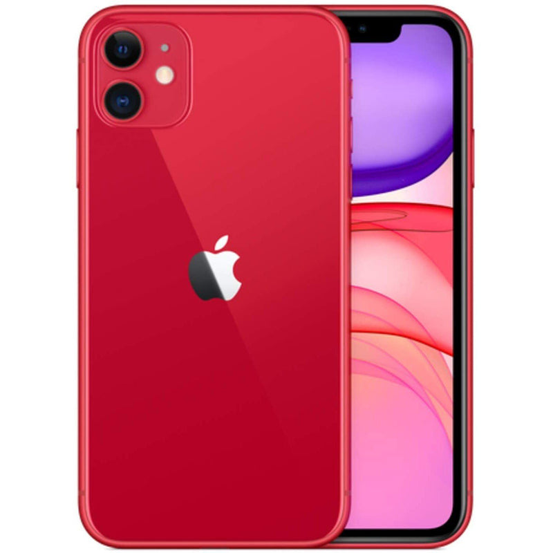 Front and back of red Apple iPhone 11 - Fully Unlocked (Refurbished), available at Dailysale