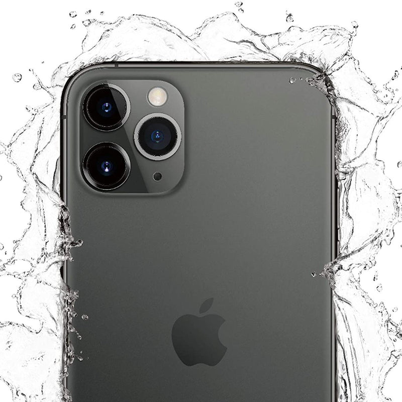 Apple iPhone 11 Pro - Fully Unlocked on white background with water