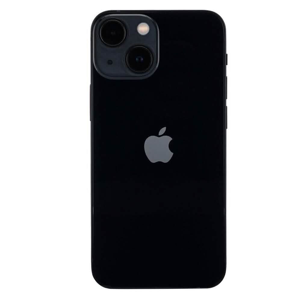 Back of Apple iPhone 13 Mini 256GB - Verizon AT&T T-Mobile GSM Factory Unlocked shown in black