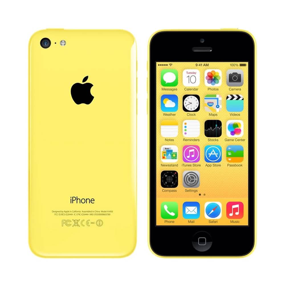 Apple iPhone 5C AT&T Cell Phones 32GB Yellow - DailySale