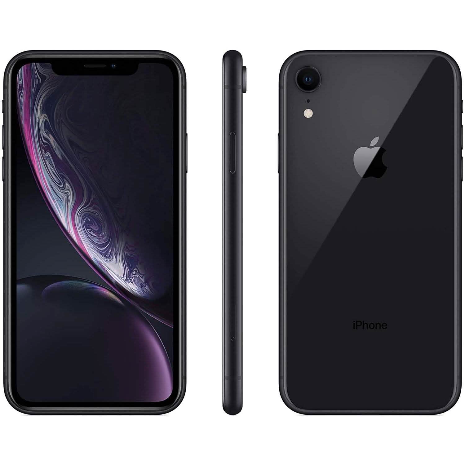 Apple iPhone XR 64GB Factory Unlocked Cell Phones Black - DailySale