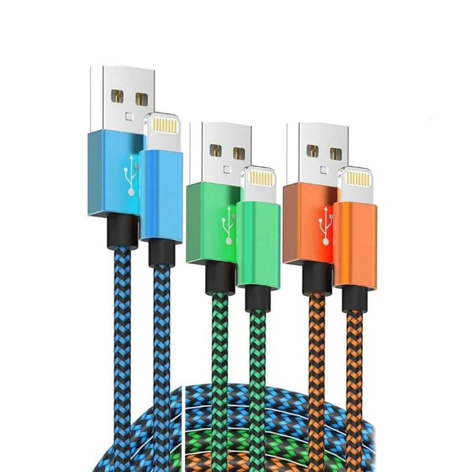 Apple MFi Certified iPhone Lightning Cable and Wall Charger Mobile Accessories - DailySale