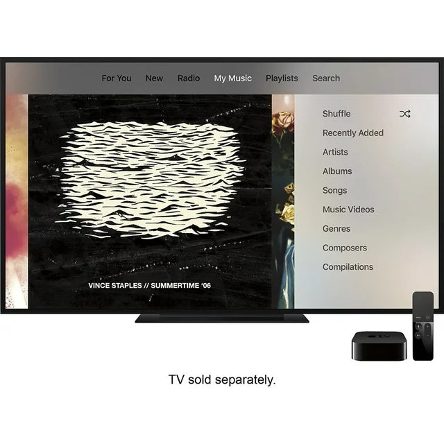 Apple TV HD (4th Generation, Siri) Ram 2GB Storage 32GB Black (Refurbished) Desktops - DailySale