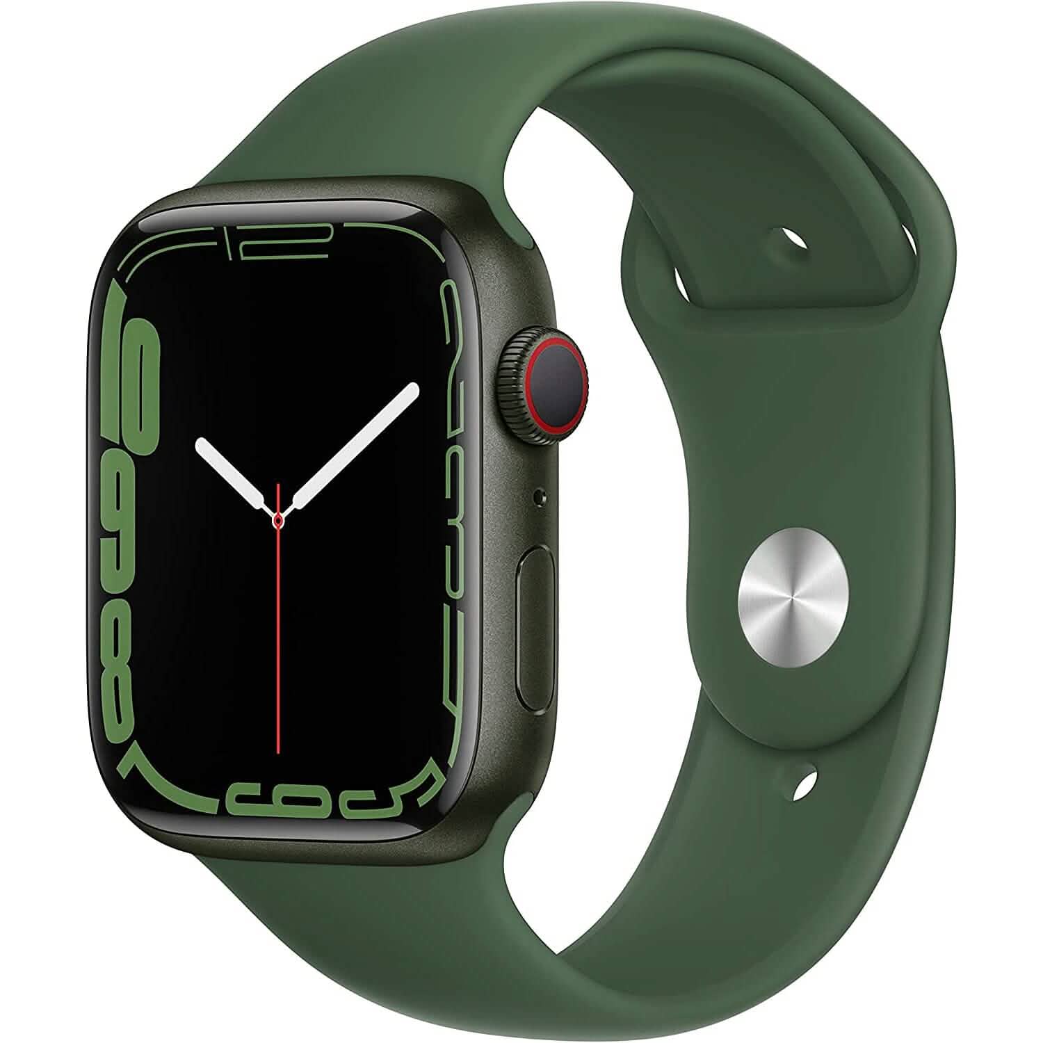 Apple Watch Series 7 GPS + Cellular 4G (Refurbished) Smart Watches Green 45mm - DailySale