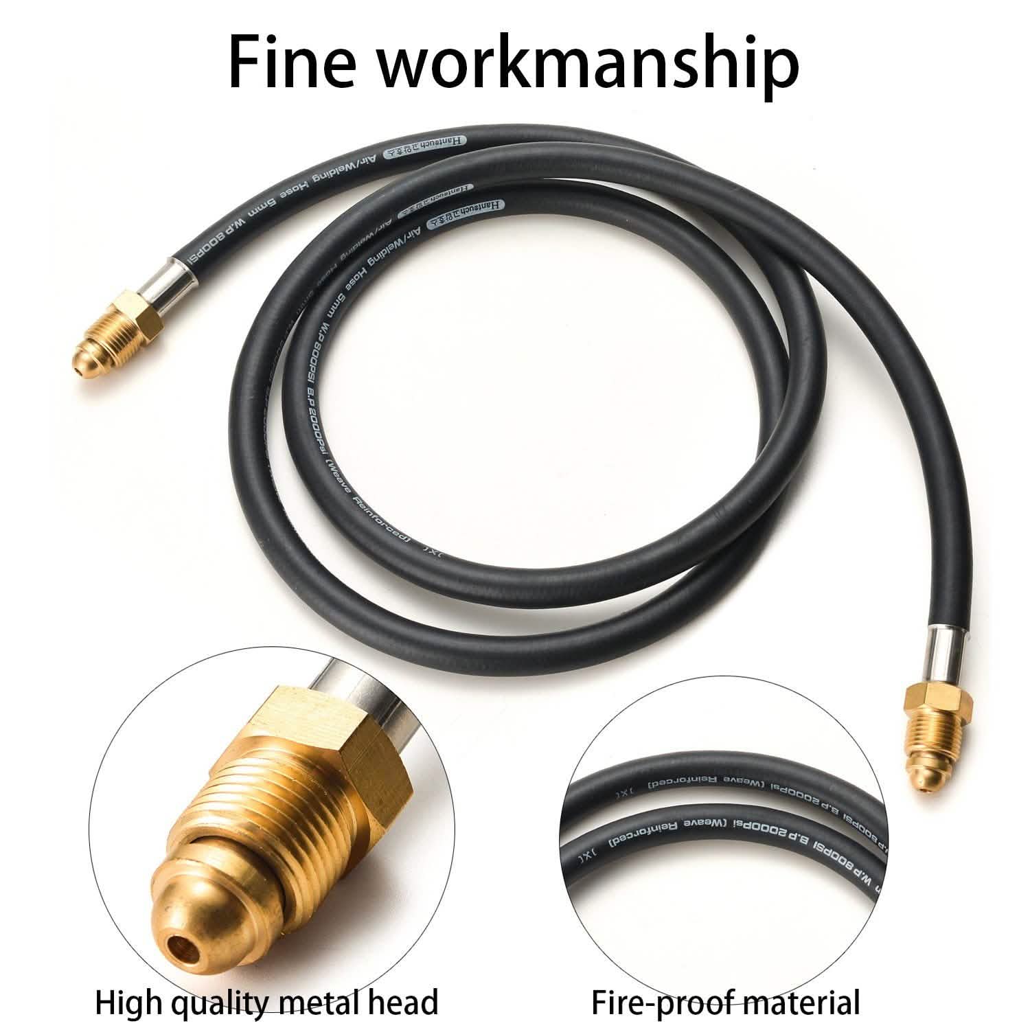 Argon CO2 Flow Meter Regulator Hose Mig Tig UNF5/8, 6.56ft with Inert Gas Fitting Everything Else - DailySale