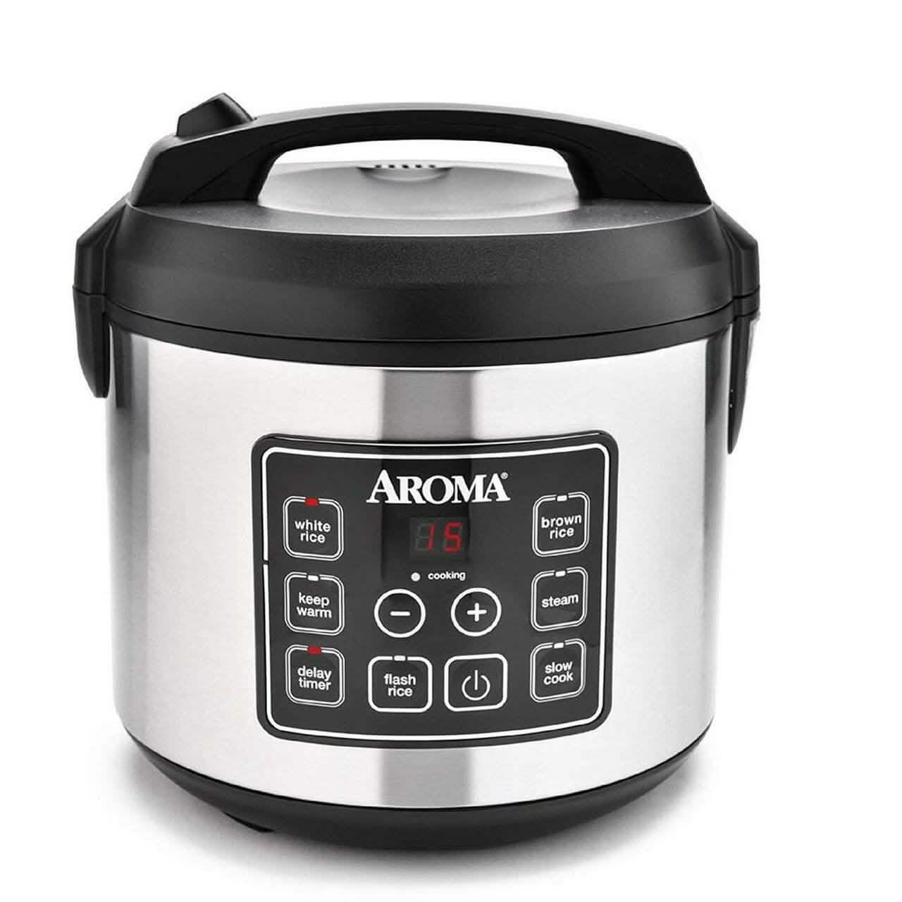 Aroma 20-Cup Digital Rice Cooker and Food Steamer Kitchen & Dining - DailySale