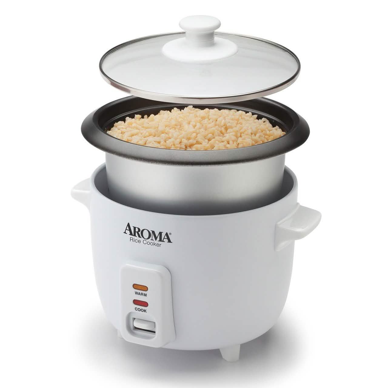 Aroma 6-Cup 1.5Qt. Non-Stick Rice Cooker Kitchen & Dining - DailySale