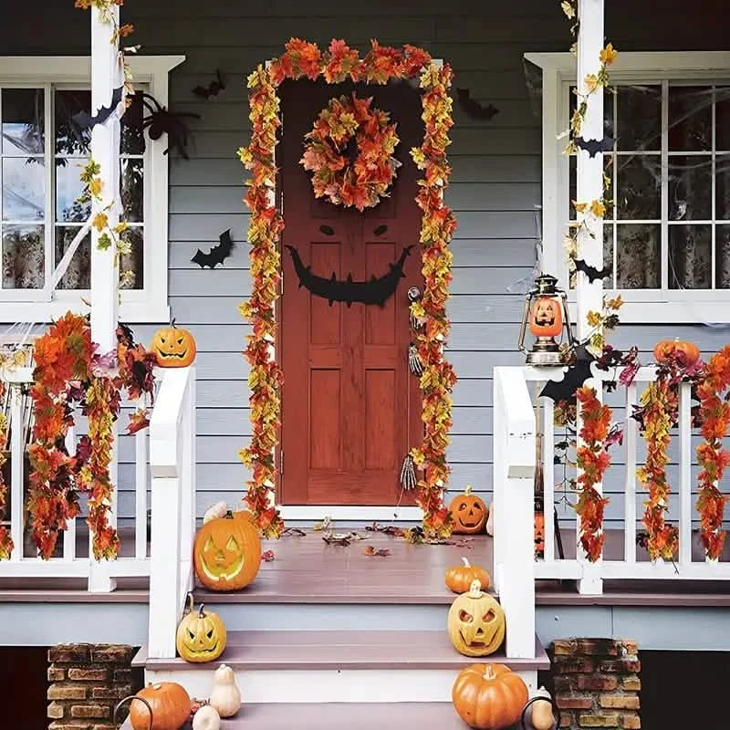 Artificial Maple Leaf Rattan Holiday Decor & Apparel - DailySale