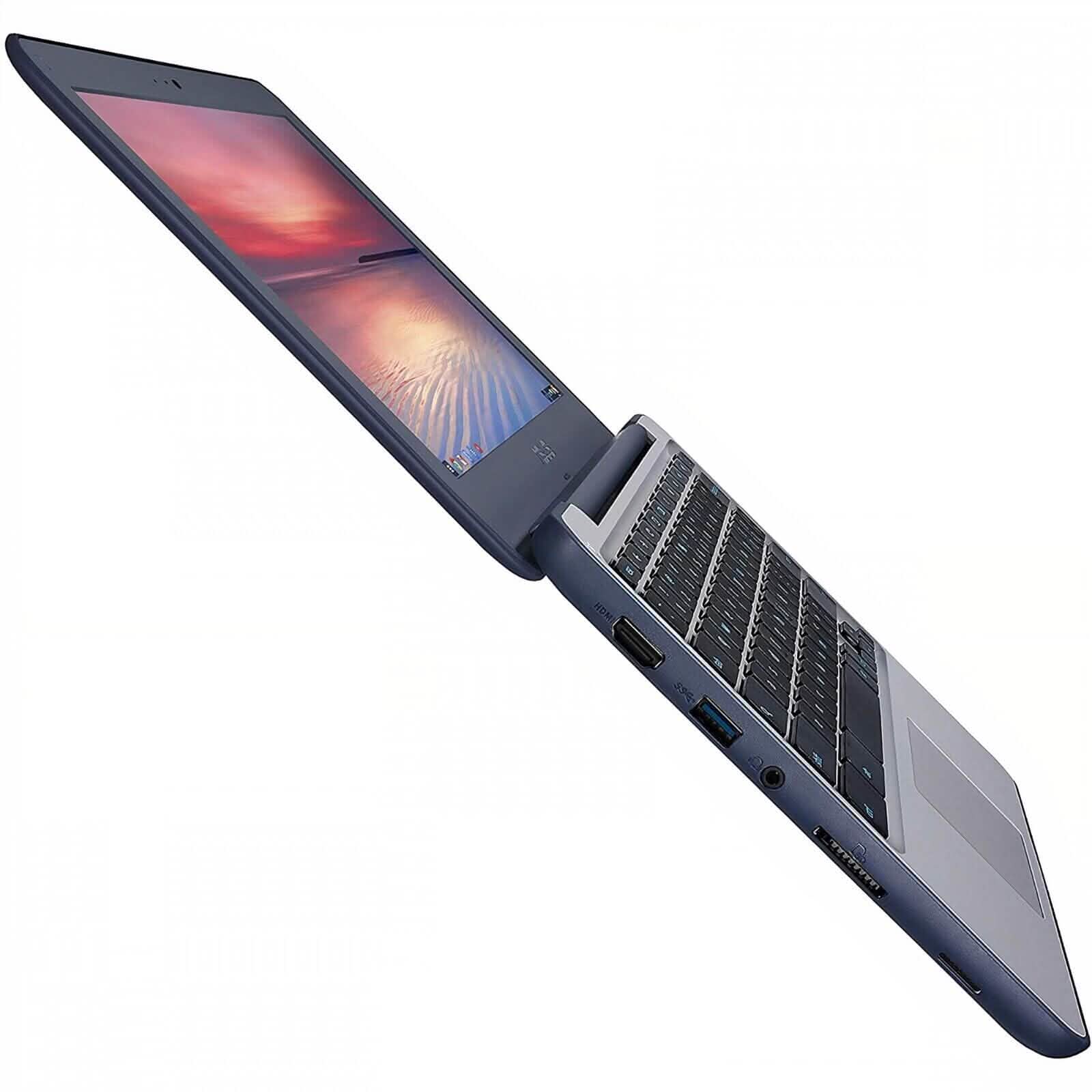 Asus Chromebook C202 11.6” Intel 1.6 GHz 4GB RAM 16GB (Refurbished) Laptops - DailySale