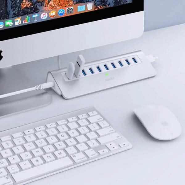 Aukey 10-Port CB-H6 USB 3.0 Hub Computer Accessories - DailySale