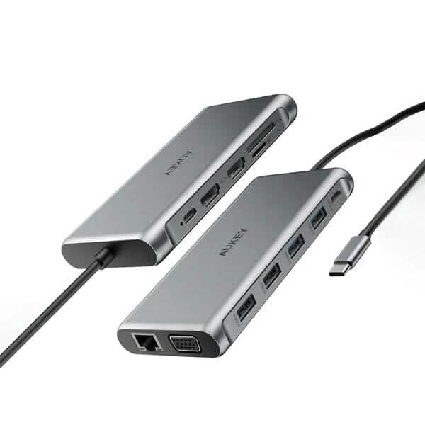 Aukey 12-in-1 USB-C Hub Computer Accessories - DailySale
