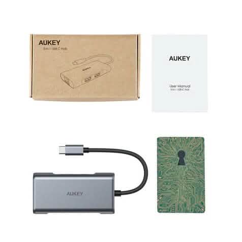 Aukey 6-in-1 USB-C Hub Computer Accessories - DailySale