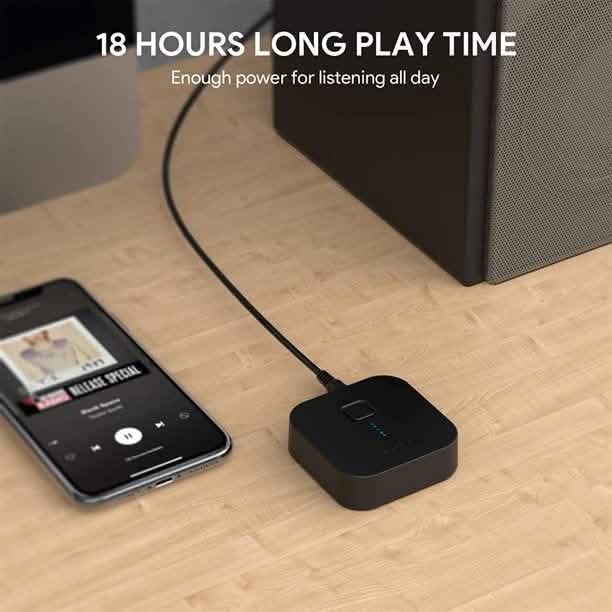 AUKEY Bluetooth Receiver V4.1 Wireless Audio Music Adapter Headphones & Audio - DailySale