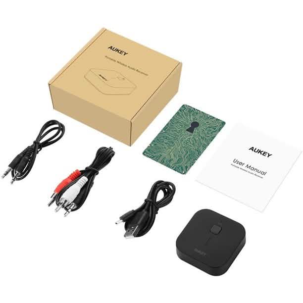 AUKEY Bluetooth Receiver V4.1 Wireless Audio Music Adapter Headphones & Audio - DailySale