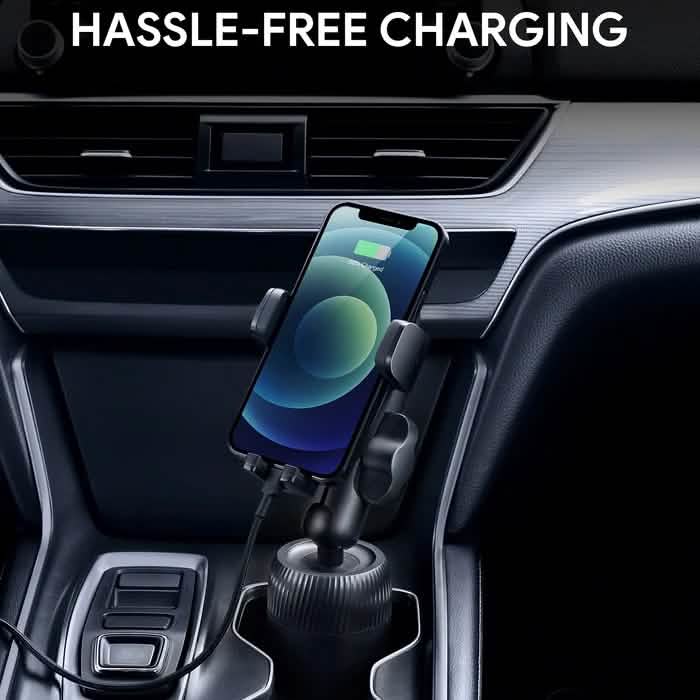 AUKEY Car Cup Holder Phone Mount Automotive - DailySale