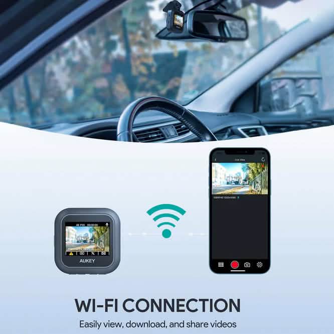 AUKEY Dash Cam 4K DRS1 Automotive - DailySale