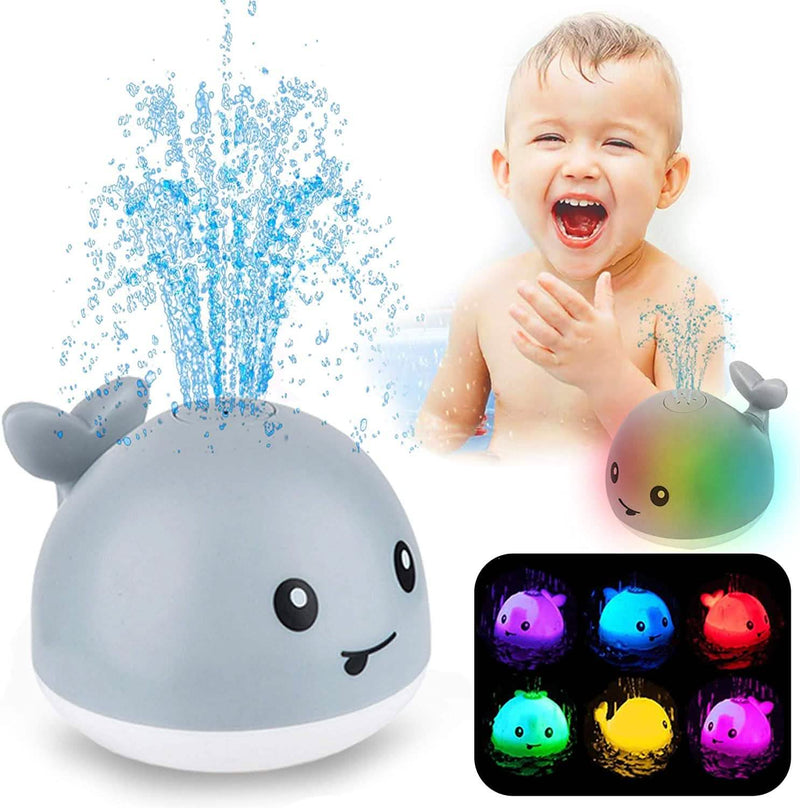 Auto Spray Water Whale Toy With Seven Kinds Of Flashing Light For Toddlers Toys & Games - DailySale