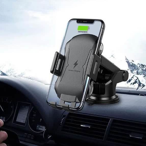Automatic Clamping Wireless Car Charger Mount Automotive - DailySale