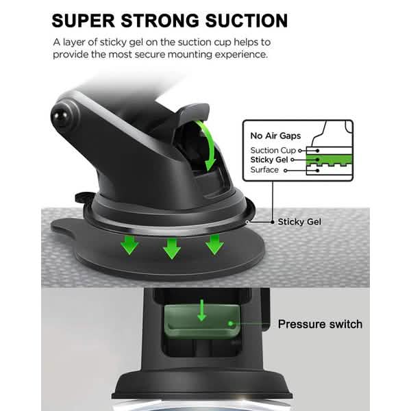 Automatic Clamping Wireless Car Charger Mount Automotive - DailySale