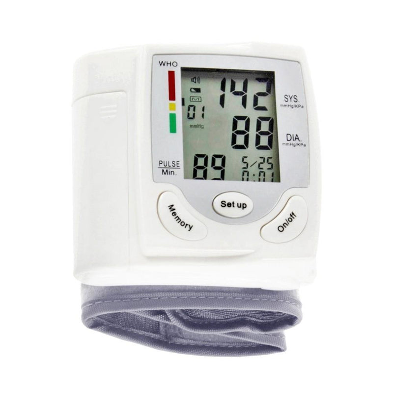 Automatic Digital Wrist Cuff Blood Pressure Monitor Wellness & Fitness - DailySale