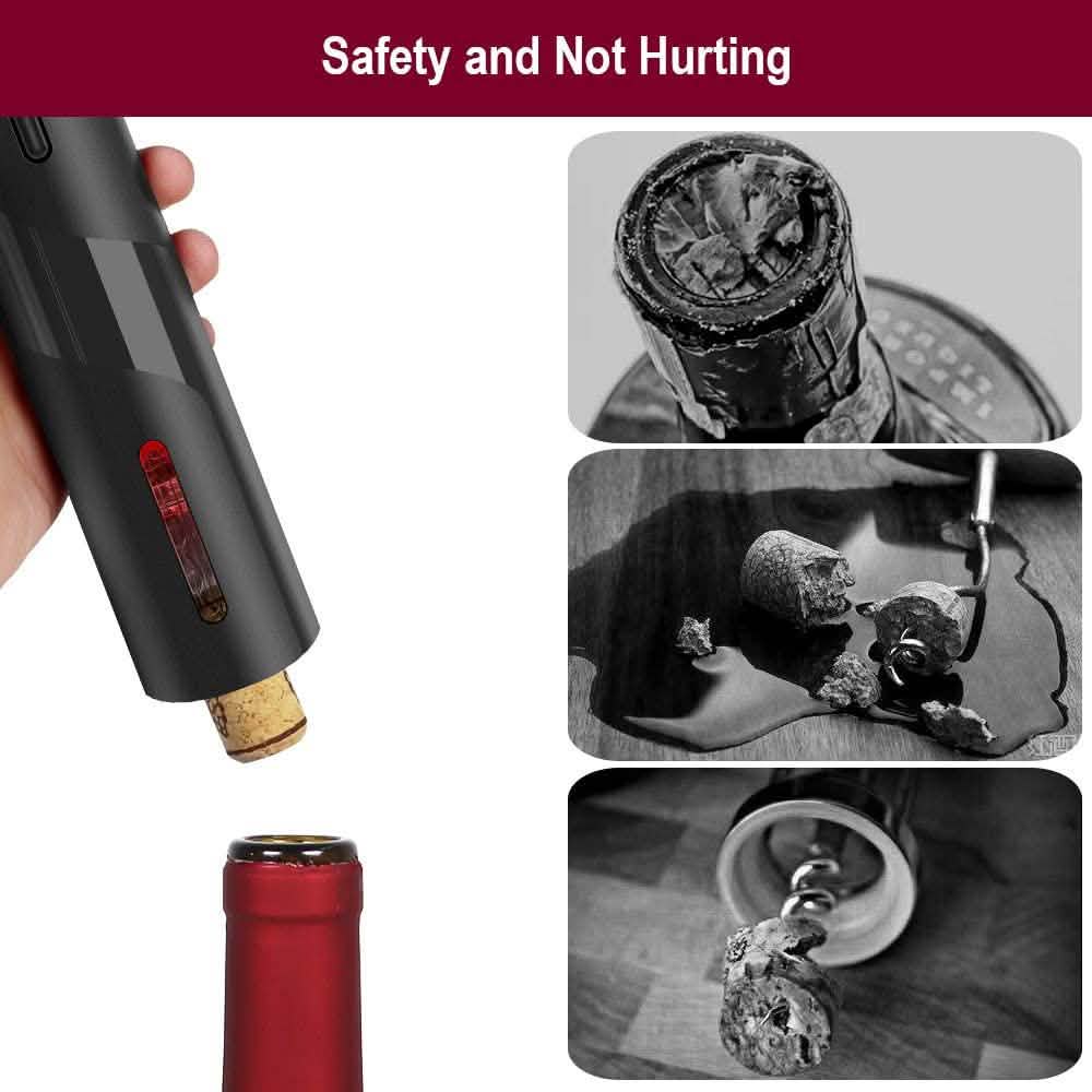 Automatic Electric Wine Bottle Corkscrew Opener Kitchen & Dining - DailySale