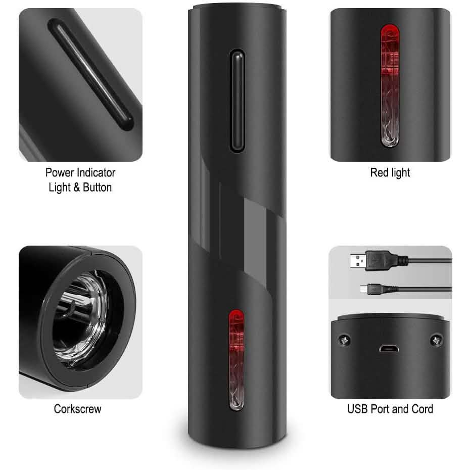 Automatic Electric Wine Bottle Corkscrew Opener Kitchen & Dining - DailySale