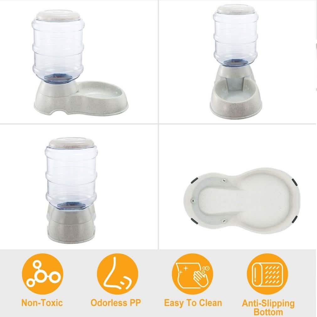 Automatic Pet Feeder Self-Dispensing Gravity Pets Food Dispenser Pet Supplies - DailySale