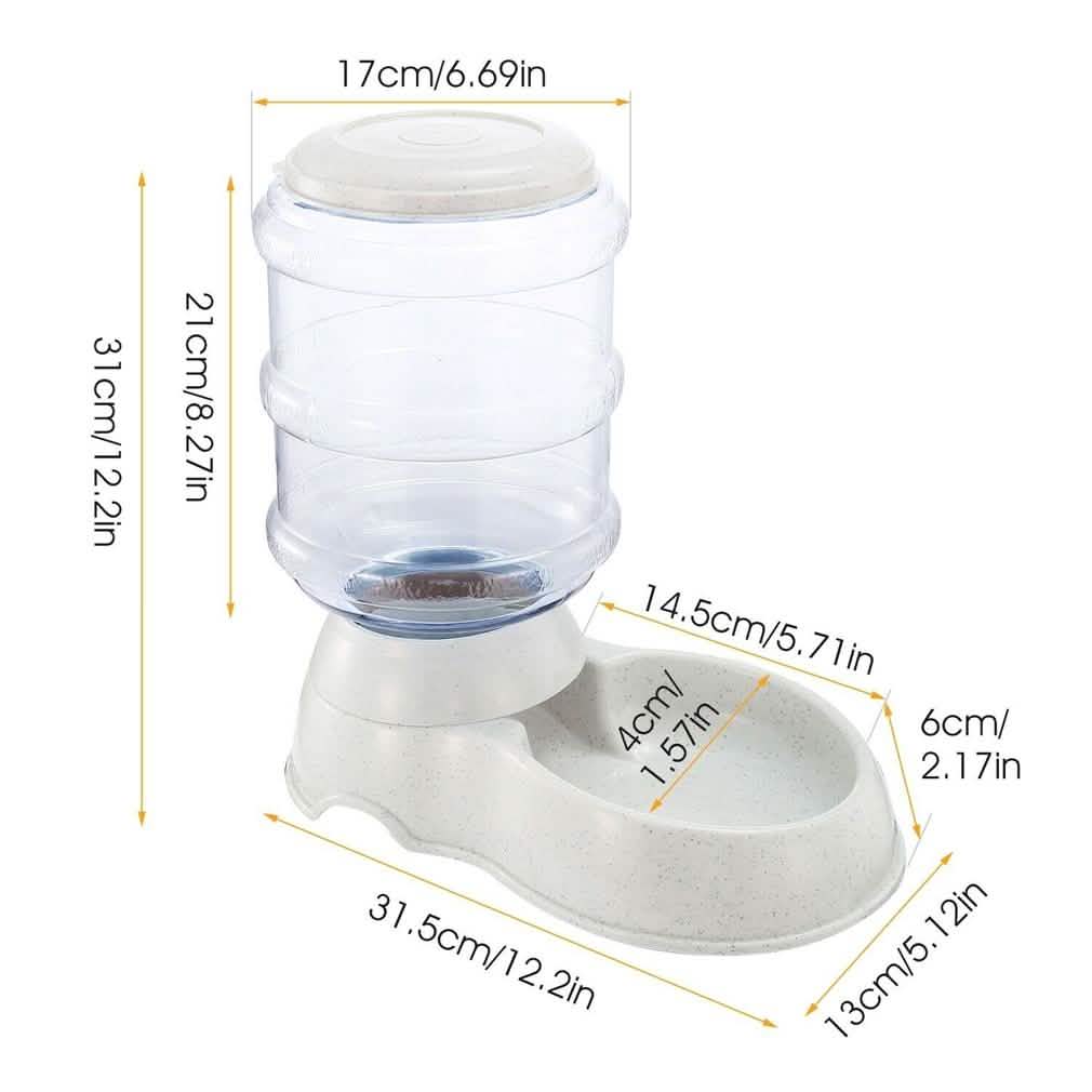 Automatic Pet Feeder Self-Dispensing Gravity Pets Food Dispenser Pet Supplies - DailySale