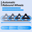 Automatic Rebound Anti-Slip AB Roller Wheel with Kneel Pad Holder Fitness - DailySale