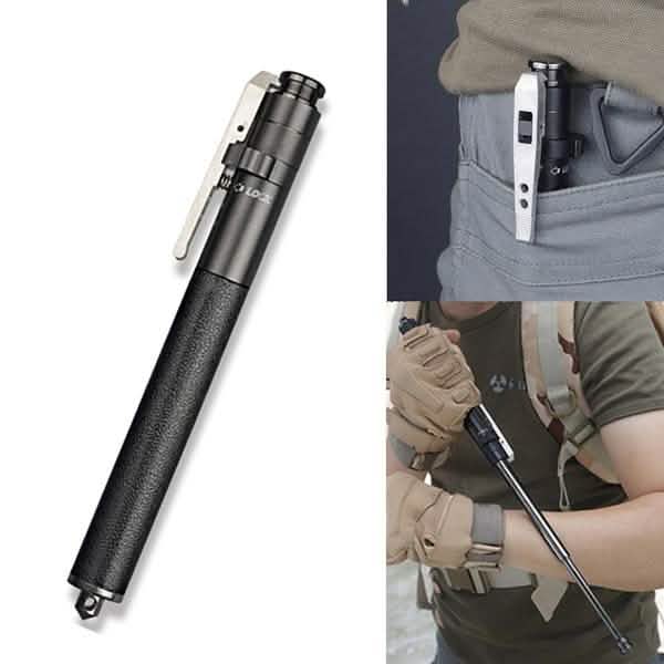 Automatic Spring Crowbar Car Self-defense Weapon Tactical - DailySale