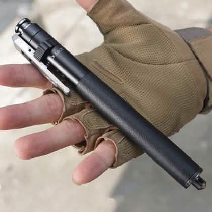 Automatic Spring Crowbar Car Self-defense Weapon Tactical - DailySale