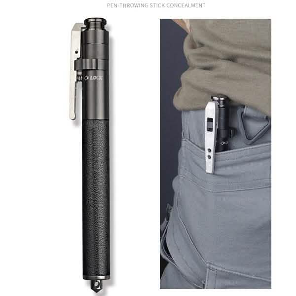 Automatic Spring Crowbar Car Self-defense Weapon Tactical - DailySale