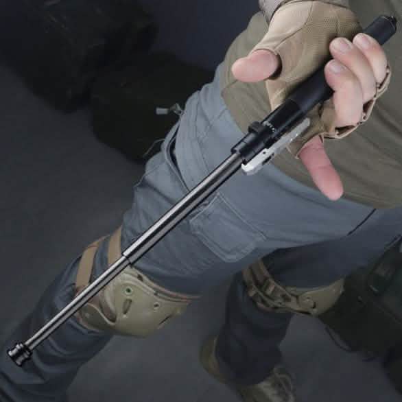 Automatic Spring Crowbar Car Self-defense Weapon Tactical - DailySale