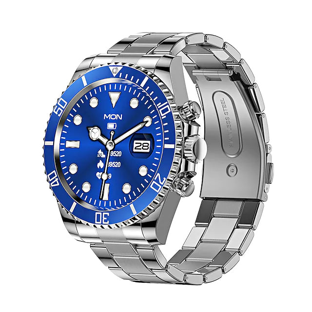 AW12 1.28-Inch Smart Watch in blue