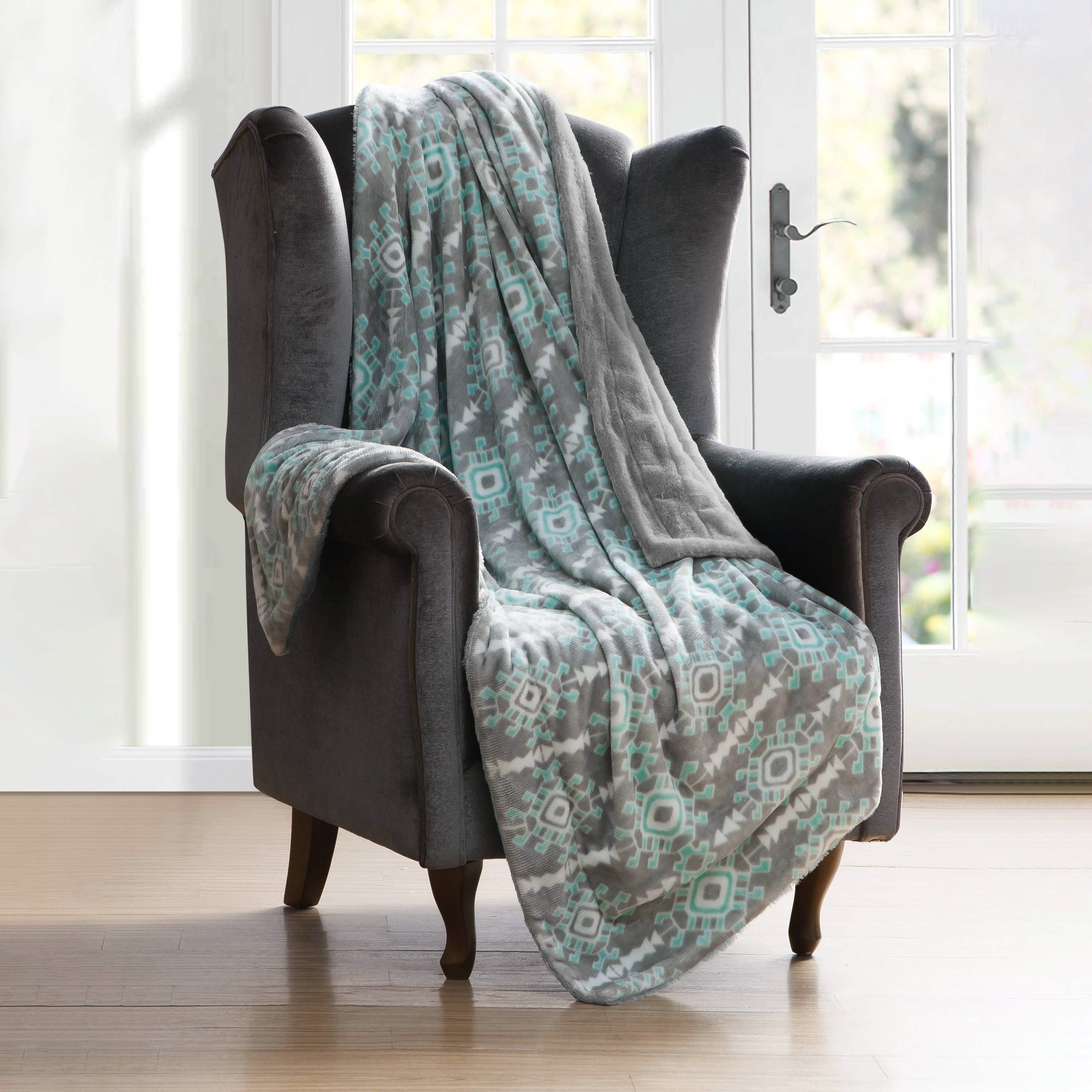 Aztec Ultra Soft Throw Blanket 50" x 60" Bedding - DailySale