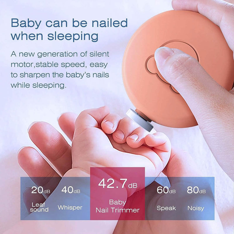Baby Nail Clippers Baby Safe Electric Trimmer Nail File Kit Baby - DailySale