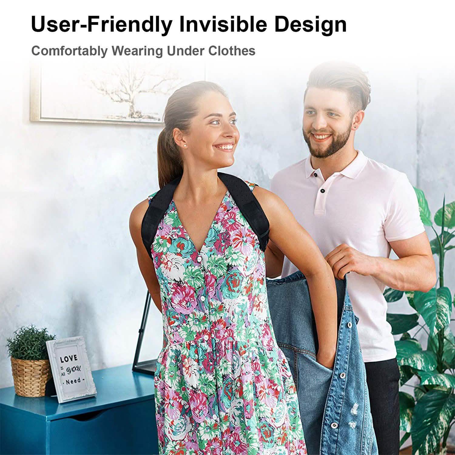 Back Posture Adjustable Corrector Wellness - DailySale