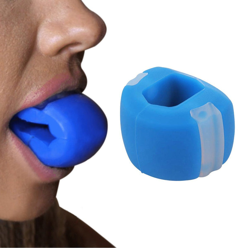 Ball Faced Jaw, Face And Neck Excercizer And Jawline Shaper Enhancer Wellness Blue - DailySale
