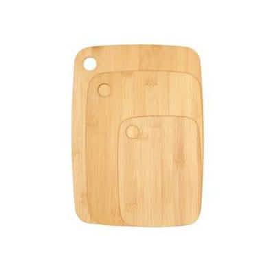 Bamboo Cutting Boards Kitchen Essentials 3-Piece Round - DailySale