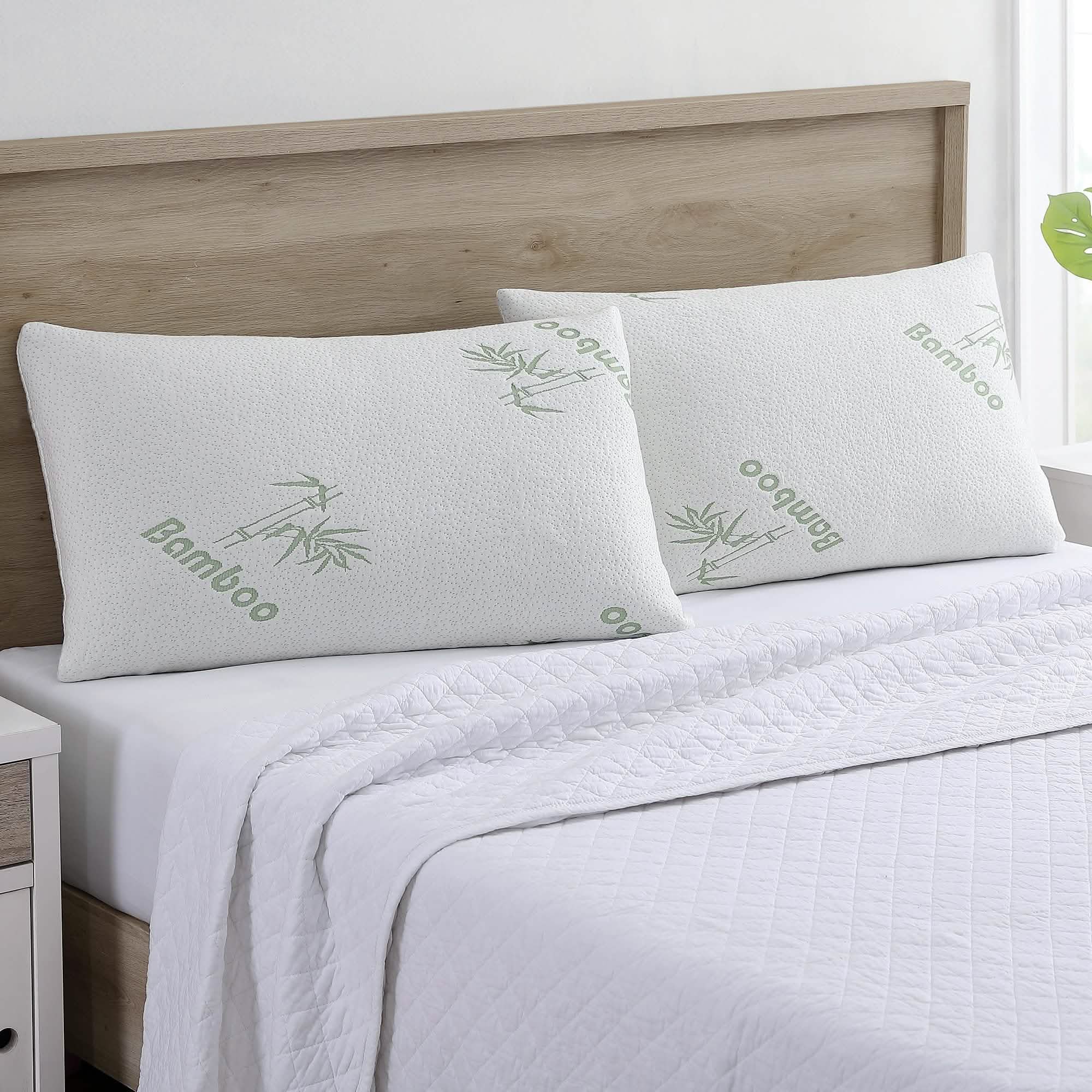 Bamboo Memory Foam Pillow Bed & Bath - DailySale