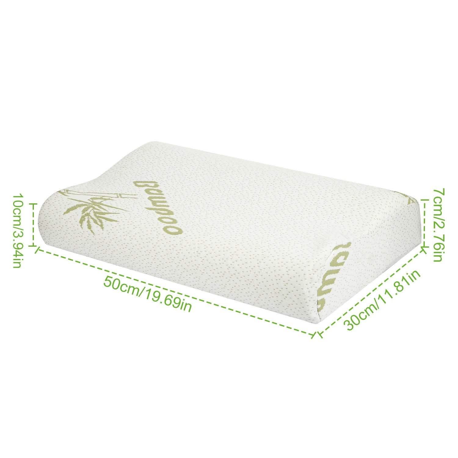 Bamboo Memory Foam Sleep Pillow Bedding - DailySale