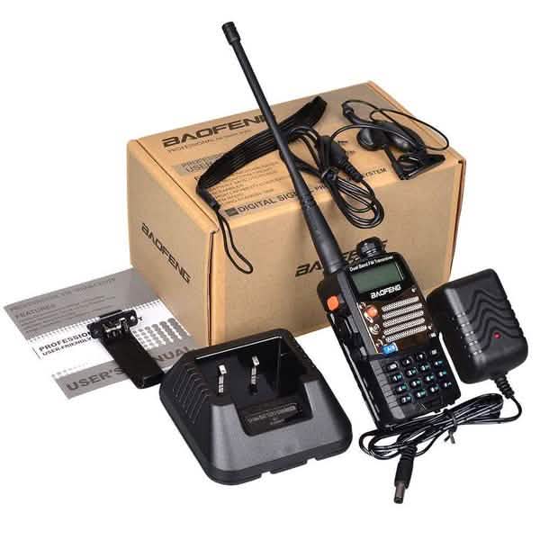 Baofeng UV-5RA V/UHF 136-174/400-520MHz Dual-Band Two-way Radio Walkie Talkies Sports & Outdoors - DailySale